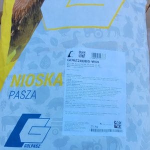 Pasza karma dla kur niosek sypka 25kg GOLPASZ